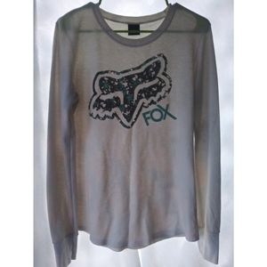 XL long sleeve thermal fox shirt SOLD
